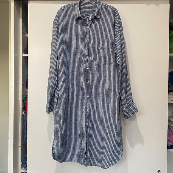 Uniqlo Button Up Shirtdress - Picture 1 of 6